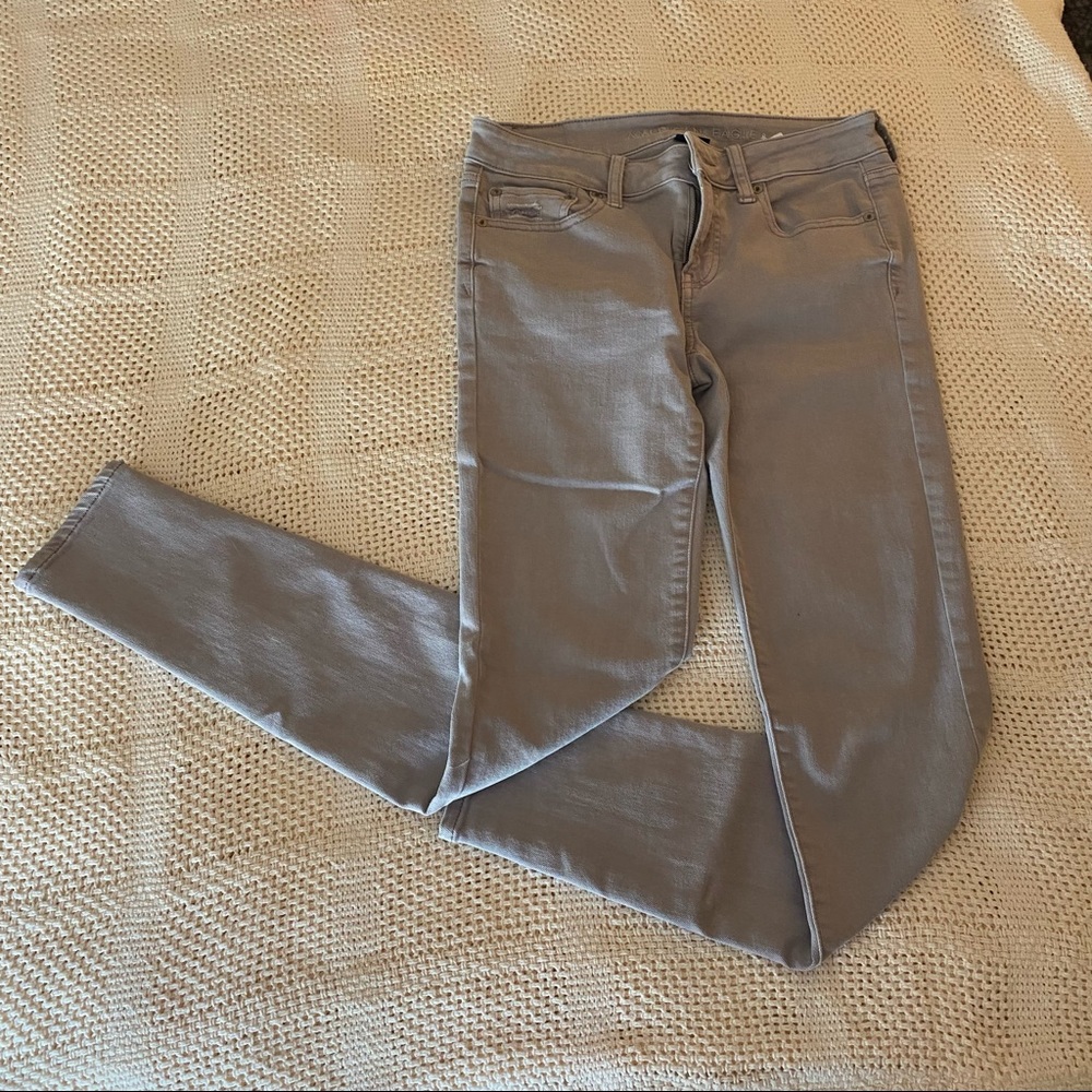 American Eagle Lilac Super Stretch Jeans